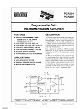 DataSheet PGA205 pdf